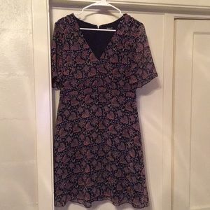 Madewell Flower Pattern Dress Size 8
